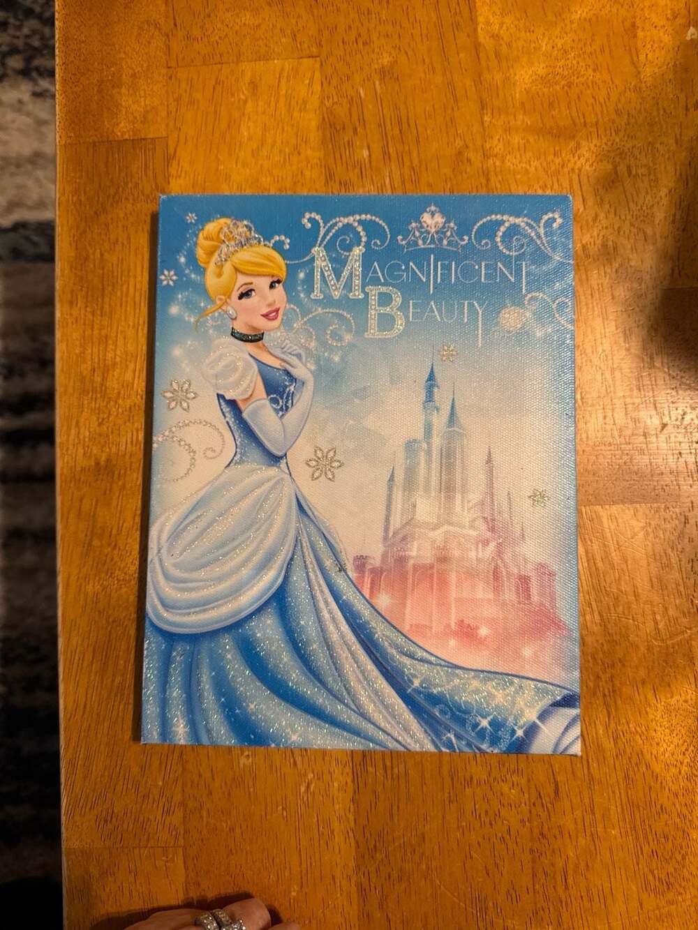Disney Princess Artissimo Cinderella Magnificent Beauty Small Wrapped Canvas Wal